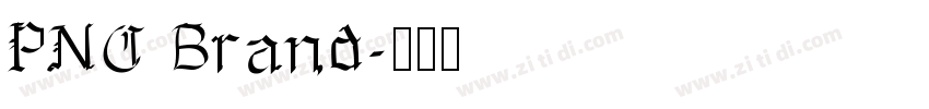 PNC Brand字体转换